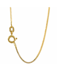 0,8 mm 50 cm 333 - 8 Karat Gold Halskette Venezianerkette massiv Gold hochwertige Goldkette  2,1 g