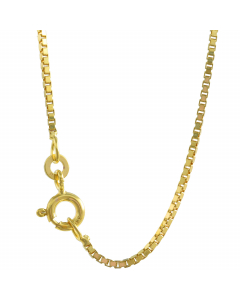1,2 mm 45 cm 333 - 8 Karat Gold Halskette Venezianerkette massiv Gold hochwertige Goldkette  3,7 g