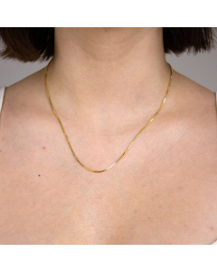 1,2 mm 45 cm 333 - 8 Karat Gold Halskette Venezianerkette massiv Gold hochwertige Goldkette  3,7 g