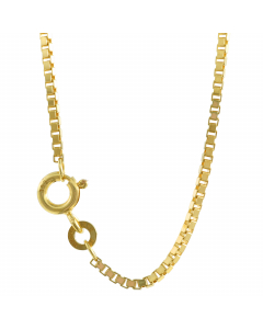 1,4 mm 42 cm 333 - 8 Karat Gold Halskette Venezianerkette massiv Gold hochwertige Goldkette  4,9 g