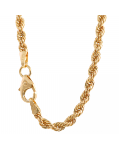 2,7 mm 50 cm 333 - 8 Karat Gold Halskette Kordelkette massiv Gold hochwertige Goldkette  4,3 g