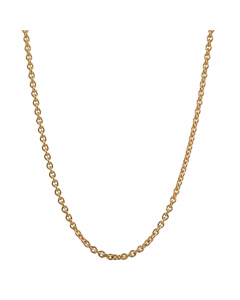0,8 mm 50 cm 585 - 14 Karat Gold Halskette Ankerkette rund massiv Gold hochwertige Goldkette  1,1 g