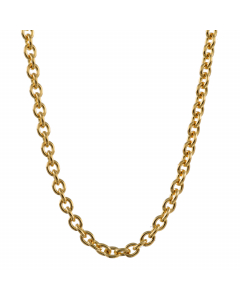 1,5 mm 585 - 14 Karat Gold Halskette Ankerkette rund massiv Gold hochwertige Goldkette  - Länge nach Wahl