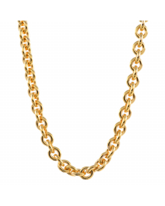 3,2 mm 585 - 14 Karat Gold Halskette Ankerkette rund massiv Gold hochwertige Goldkette  - Länge nach Wahl
