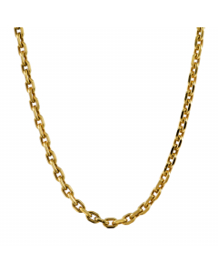 Ankerkette diamantiert Länge 36cm - Breite 1,2mm - 585-14 Karat Gold