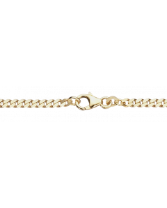 3,4 mm 21 cm 585 - 14 Karat Gold Armkette Panzerkette massiv Gold hochwertige Goldkette 6,2 g