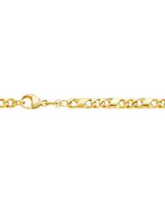1770.95 Goldkette Dollar Kette Länge 21cm - Breite 4,9mm - 585-14 Karat Gold 907.P005.20053.23.21.0.BIL-EAG2 Halsketten aus 585 - 14 Karat Gold