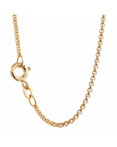 1,5 mm 42 cm 585 - 14 Karat Gold Halskette Erbskette massiv Gold hochwertige Goldkette 3,6 g