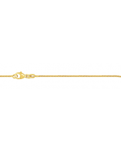 1,1 mm 50 cm 585 - 14 Karat Gold Halskette Bingokette massiv Gold hochwertige Goldkette  4 g