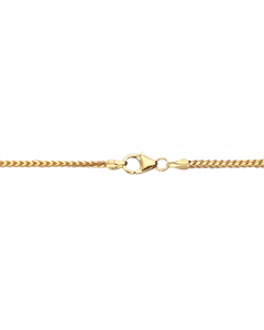1,5 mm 50 cm 585 - 14 Karat Gold Halskette Bingokette massiv Gold hochwertige Goldkette  7,7 g