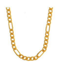2,8 mm 60 cm 585 - 14 Karat Gold Halskette Figarokette massiv Gold hochwertige Goldkette  11 g
