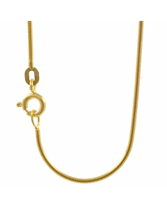 Goldkette Schlangenkette Länge 42cm - Breite 1,1mm - 585-14 Karat Gold