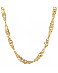 Goldkette Singapurkette Länge 42cm - Breite 1,8mm - 585-14 Karat Gold