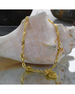 250.95 Goldkette Singapurkette Länge 19cm - Breite 2,4mm - 585-14 Karat Gold 907.P005.4940.23.19.0.EABK Armschmuck