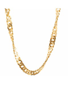 2,9 mm 19 cm 585 - 14 Karat Gold Armkette Singapurkette massiv Gold hochwertige Goldkette 3 g