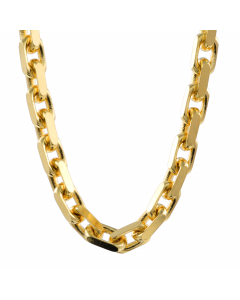 3,0 mm 45 cm 585 - 14 Karat Gold Halskette Ankerkette diamantiert massiv Gold hochwertige Goldkette 20,1 g