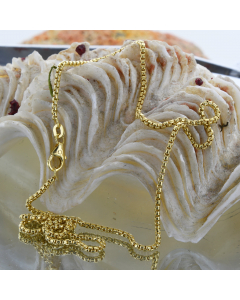1,5 mm 40 cm 585 - 14 Karat Gold Halskette Venezianerkette massiv Gold hochwertige Goldkette  5,5 g