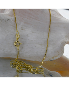 0,7 mm 42 cm 585 - 14 Karat Gold Halskette Venezianerkette massiv Gold hochwertige Goldkette  1,8 g