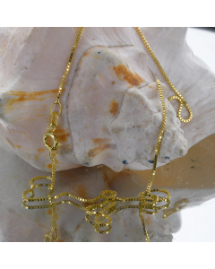0,7 mm 45 cm 585 - 14 Karat Gold Halskette Venezianerkette massiv Gold hochwertige Goldkette  1,8 g