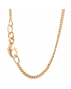 1,4 mm 36 cm 750 - 18 Karat Gold Halskette Panzerkette massiv Gold hochwertige Goldkette  3 g