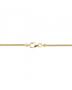 1,3 mm 42 cm 750 - 18 Karat Gold Halskette Bingokette massiv Gold hochwertige Goldkette  5,3 g