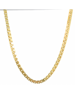 1,4 mm 45 cm 750 - 18 Karat Gold Halskette Venezianerkette massiv Gold hochwertige Goldkette  8 g