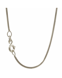 0,9 mm 45 cm 333 - 8 Karat Weißgold Schlangenkette diamantiert massiv Gold hochwertige Goldkette  3,2 g