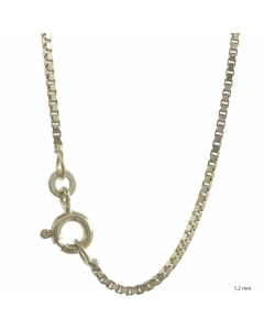 Edle massive Silberkette Venezianerkette Halskette aus 925 Sterlingsilber von höchster Qualität – Made in Germany