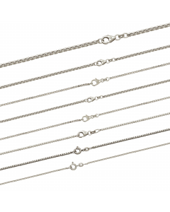 Edle massive Silberkette Venezianerkette Halskette aus 925 Sterlingsilber von höchster Qualität – Made in Germany