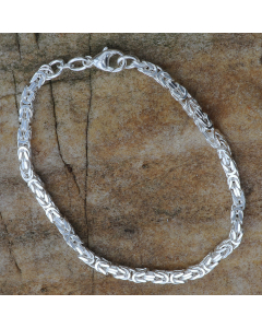 3,2 mm 19 cm 925 Sterlingsilber Königskette massiv Silber hochwertige Armkette 11,4 g