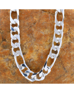 7,9 mm 60 cm 925 Sterlingsilber Figarokette massiv Silber hochwertige Halskette 76 g