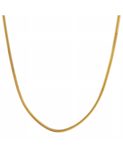 0,8 mm 333 - 8 Karat Gold Halskette Schlangenkette diamantiert massiv Gold hochwertige Goldkette  - Länge nach Wahl