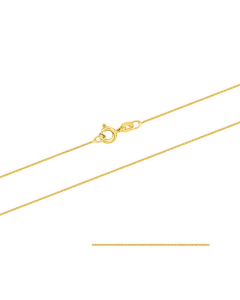 1,2 mm 36 cm 585 - 14 Karat Gold Halskette Ankerkette rund massiv Gold hochwertige Goldkette  1,4 g