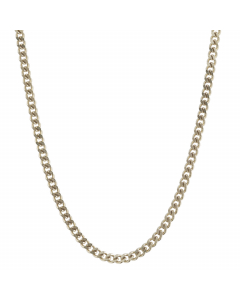 1,4 mm 36 cm 333 - 8 Karat Weißgold Panzerkette massiv Gold hochwertige Goldkette  2,2 g