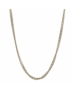 1,1 mm 45 cm 750 - 18 Karat Weißgold Panzerkette massiv Gold hochwertige Goldkette  2,4 g
