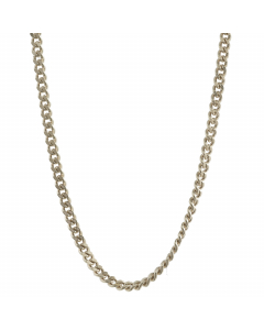 1,4 mm 42 cm 750 - 18 Karat Weißgold Panzerkette massiv Gold hochwertige Goldkette  3,6 g