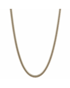 1,6 mm 42 cm 585 - 14 Karat Weißgold Schlangenkette rund massiv Gold hochwertige Goldkette  5,6 g