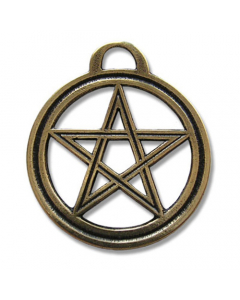 Pentagramm aus Messing Anhänger Schmuck - Pentagramm -