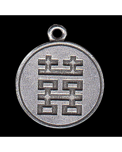 Feng Shui Anhänger: Das doppelte Glück 28x24mm