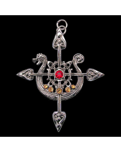 Der Kompass von Yorvik Anhänger Schmuck - Kreuze - 39x45mm