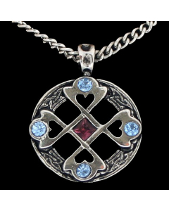 Keltisches Kreuz - Herz Anhänger Schmuck - Kreuze - 36x29mm