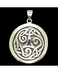 Triskele  Schmuck Anhänger 925er Silber - Triskel - 43 mm Durchmesser