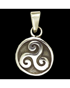 Triskele  Schmuck Anhänger 925er Silber - Triskel - 20 mm Durchmesser