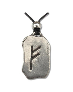 Rune Fehu Anhänger Schmuck  Feoh 28x18mm