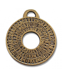 Geheimcode von Cagliostro aus Bronze Anhänger Schmuck