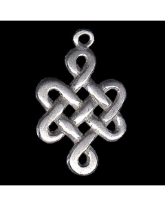 Feng Shui Anhänger: Der Liebesknoten - Keltische Knoten - 21x37mm