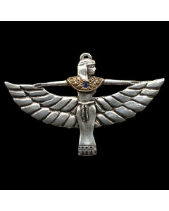 Isis Anhänger Schmuck - Ägyptisch + Kette - 34x53mm