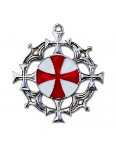 Sonnenkreuz Anhänger Schmuck - Kreuze - 45x45mm