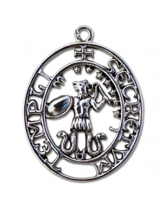 Siegel des Abraxas Anhänger Schmuck - Ankh , Mittelalter - 30x35mm