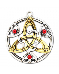 Talisman des Cu Chulainn Mythische Kelten Knoten Schmuck Anhänger Amulett